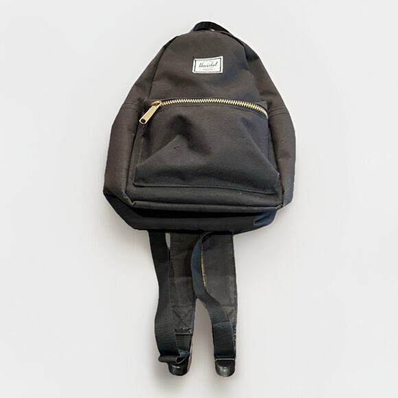 The Herschel Supply Co. Brand Unisex Mini Black Classic Backpack 11.5x9x5 - Picture 1 of 11